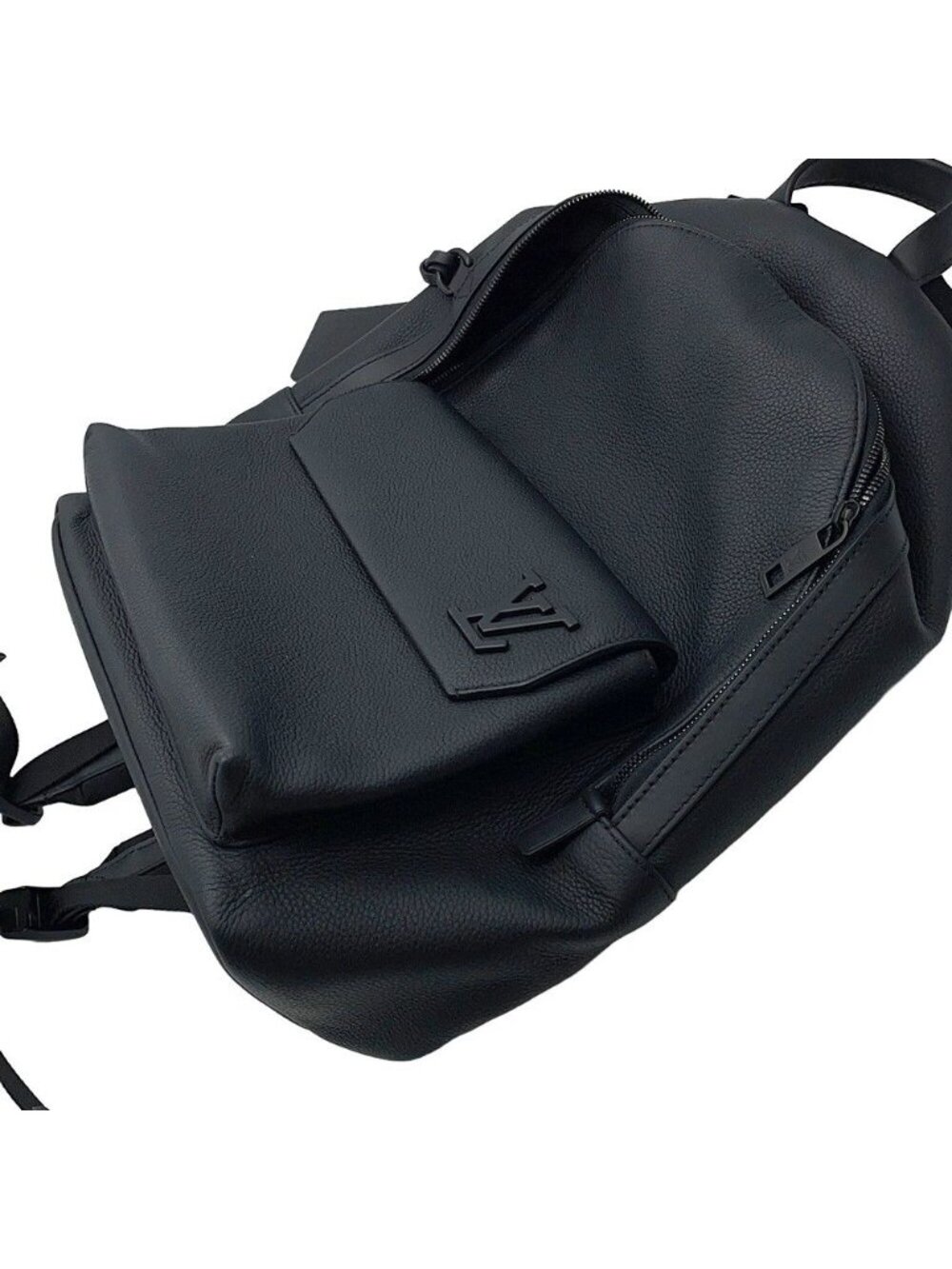 Louis Vuitton Takeoff Backpack Gray Leather Black - Picture 6 of 10
